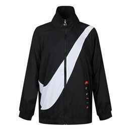 Nike: Чёрная куртка 