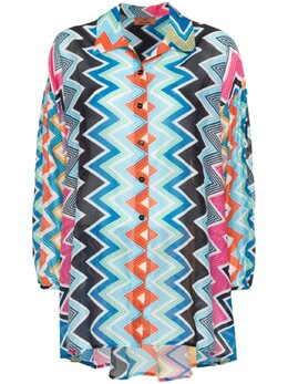 Missoni: Синяя рубашка 