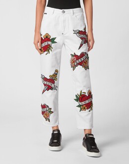 Philipp Plein: Джинсовые брюки  Love