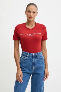Tommy Hilfiger: Хлопковая футболка 