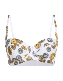 Moschino: Белый бюстгальтер 