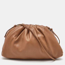 Bottega Veneta: Коричневая сумка  Mini Pouch