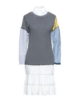 Moschino: Серое платье 
