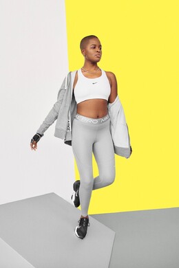 Nike: Серые легинсы 