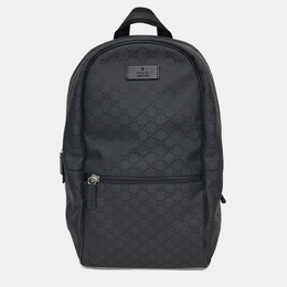 Gucci: Чёрный рюкзак 