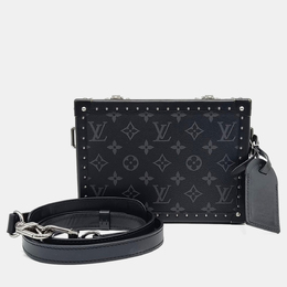 Louis Vuitton: Чёрный клатч 