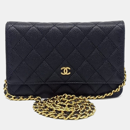Chanel: Чёрная сумка через плечо 