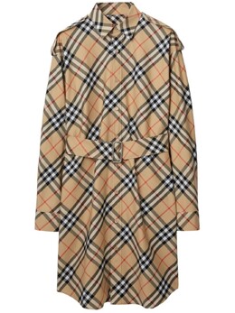 Burberry: Платье-рубашка  Vintage Check