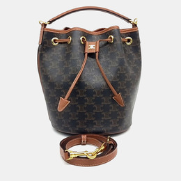Celine: Коричневая сумка 