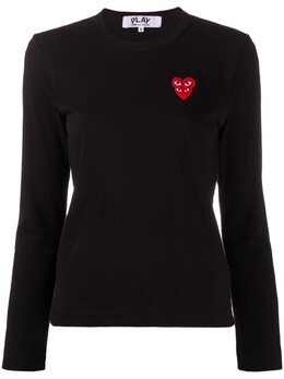 Comme Des Garçons Play: Топ с длинным рукавом 