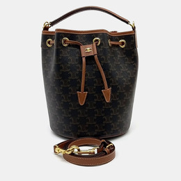 Celine: Коричневая сумка 