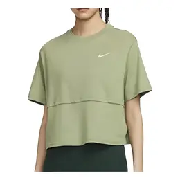 Nike: Зелёная футболка  NSW