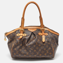 Louis Vuitton: Коричневая сумка 