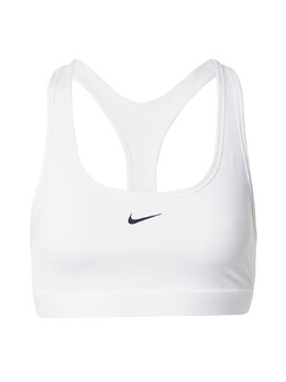 Nike: Белый бюстгальтер  Swoosh