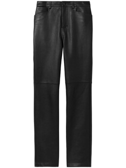 Proenza Schouler White Label: Кожаные брюки 
