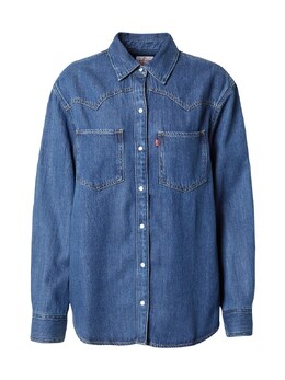 Levi's: Синяя блуза 