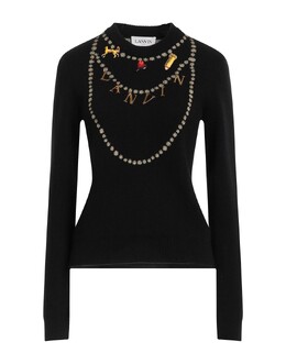 Lanvin: Чёрный свитер 
