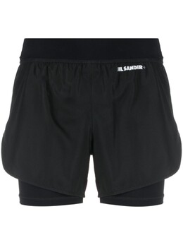 Jil Sander: Чёрные шорты 