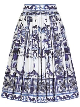 Dolce & Gabbana: Юбка  Majolica миди