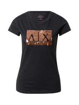 Armani Exchange: Чёрная футболка 