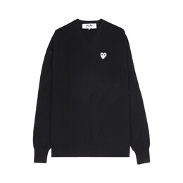 Comme des Garçons: Свитер с v-образным вырезом 