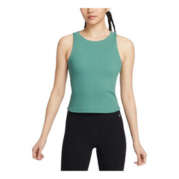 Nike: Зелёный топ  Dri FIT