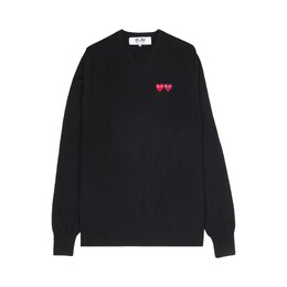 Comme des Garçons: Свитер с v-образным вырезом 