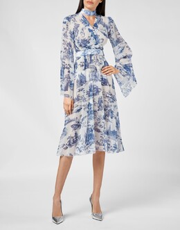 Philipp Plein: Длинное платье  Georgette