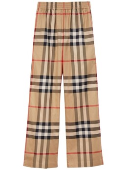 Burberry: Хлопковые брюки 