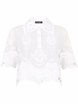 Dolce & Gabbana: Блуза с вышивкой 