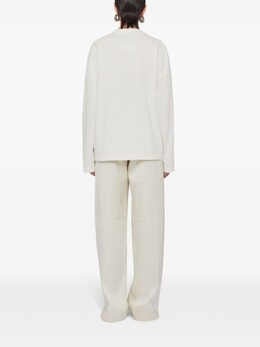 Jil Sander: Белый свитшот 