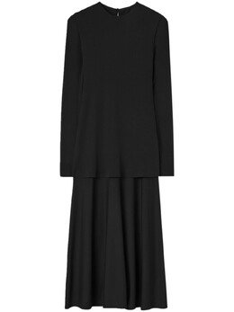 Jil Sander: Многослойное платье 