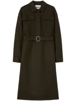 Jil Sander: Платье с воротником 