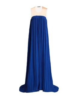 Balmain: Синее платье 