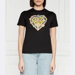 Versace: Чёрная футболка 