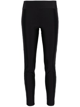 Versace Jeans Couture: Чёрные легинсы 