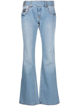 Versace Jeans Couture: Расклешённые джинсы 