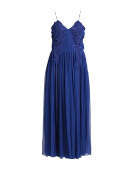 Alberta Ferretti: Синее платье 