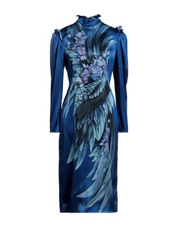 Alberta Ferretti: Синее платье 