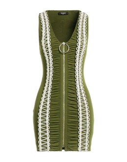 Balmain: Зелёное платье 