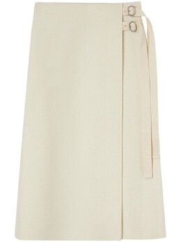 Jil Sander: Юбка из шерсти 