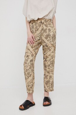 Sisley: Бежевые брюки 