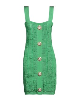 Balmain: Зелёное платье 