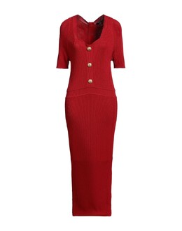 Balmain: Красное платье 