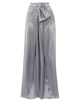 Alberta Ferretti: Серые брюки 