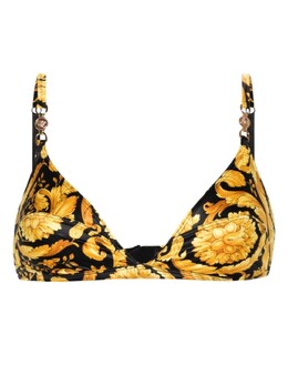 Versace: Жёлтый бюстгальтер  Barocco