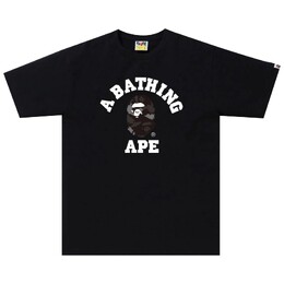 A BATHING APE: Чёрная футболка 