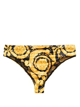 Versace: Чёрные трусы  Barocco