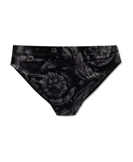 Versace: Чёрные трусы 