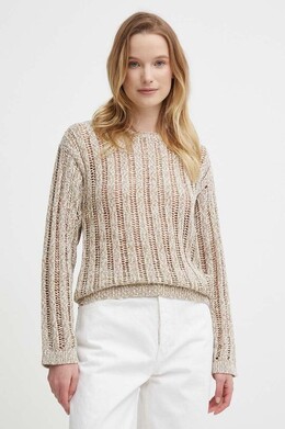 Sisley: Бежевый свитер 